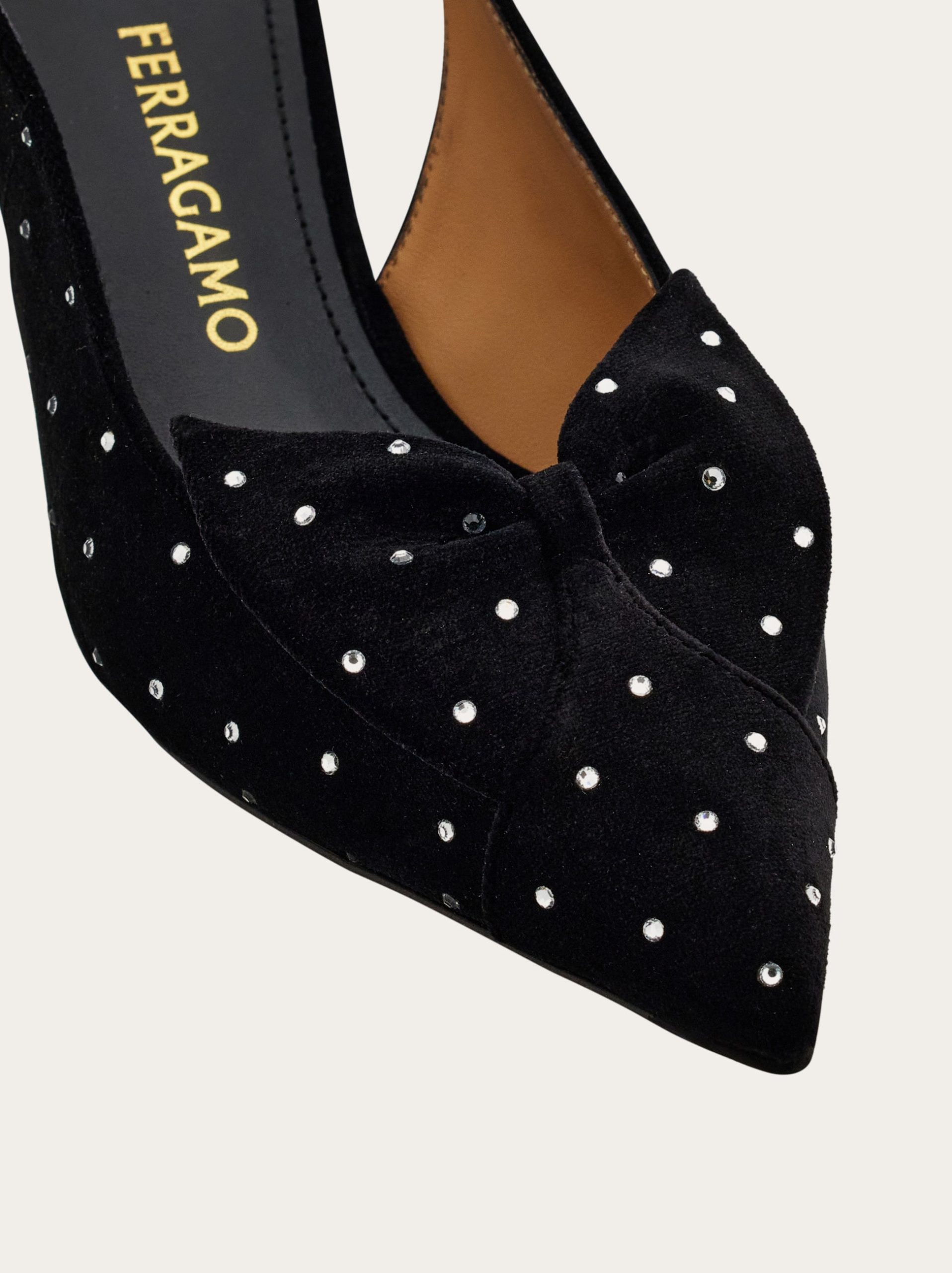 Ferragamo Slingback with bow detail - Image 3